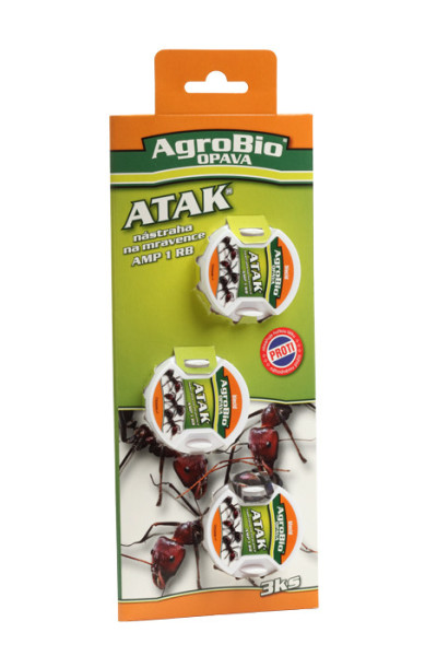 AgroBio ATAK Nástraha na mravence AMP, 3 ks