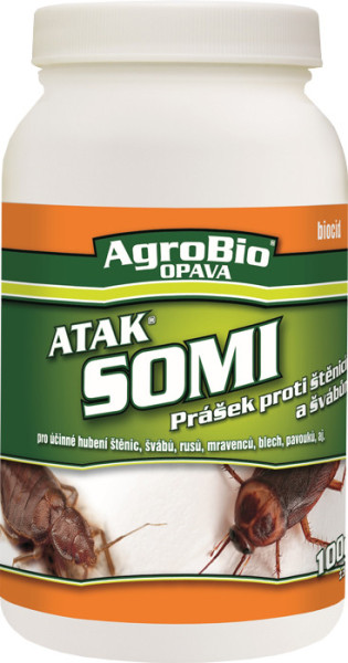 AgroBio ATAK Somi proti štěnicím a švábům, 100 g