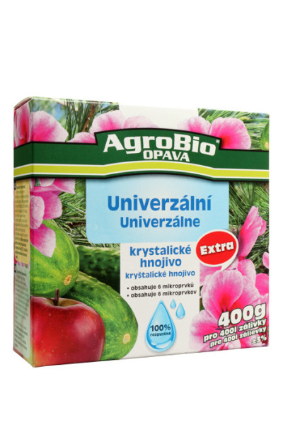 AgroBio Krystalické hnojivo Extra Univerzální, 400 g
