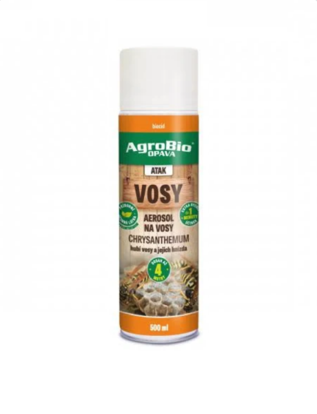 AgroBio ATAK Aerosol na vosy Chrysanthemum, 500 ml