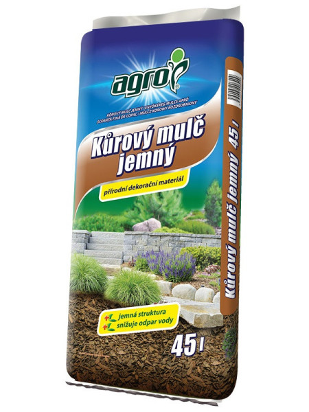 AGRO Kůrový mulč jemný 45 l