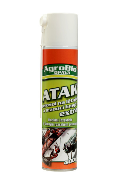 AgroBio ATAK Aerosol na lét. a lez. hmyz Extra, 400 ml
