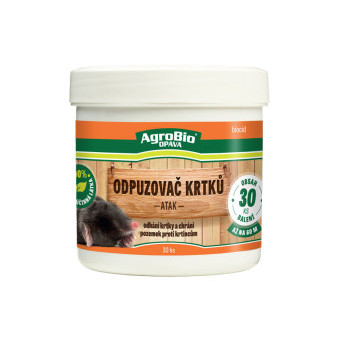 AgroBio ATAK ODPUZOVAČ krtků, 30 ks