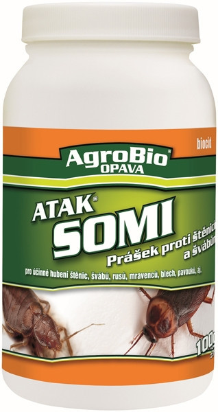 AgroBio ATAK Somi proti štěnicím a švábům, 200 g