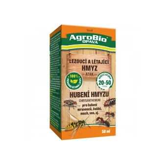 AgroBio ATAK Hubení hmyzu Chrysanthemum, 50 ml