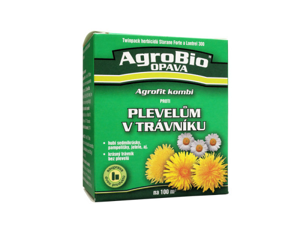 AgroBio PROTI plevelům v trávníku (Agrofit kombi), na 100 m2