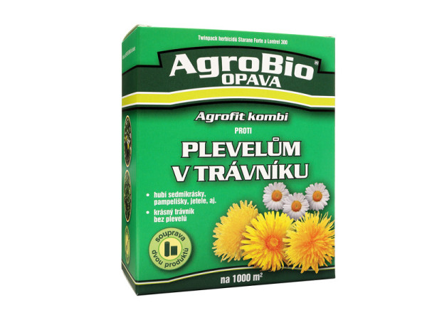 AgroBio PROTI plevelům v trávníku (Agrofit kombi), na 1000 m2