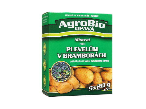 AgroBio PROTI plevelům v bramborách (Mistral), 5x20 g
