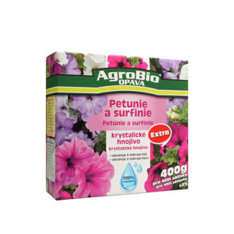 AgroBio Krystalické hnojivo Extra Petunie a surfinie, 400 g