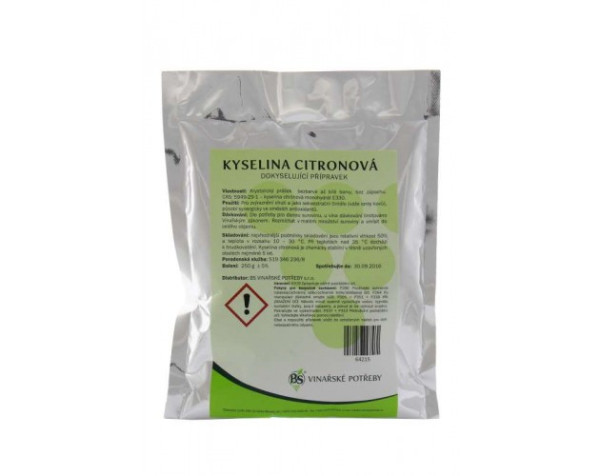 AgroBio Kyselina citronová, 250 g