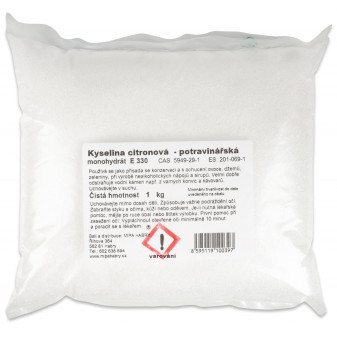 AgroBio Kyselina citronová, 1 kg