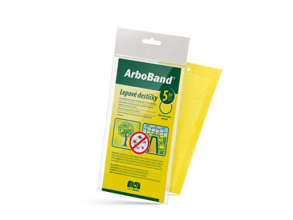 AgroBio PM Lepové desky žluté ArboBand, 5 ks