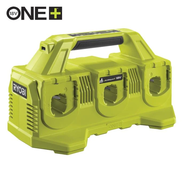 Ryobi RC18640, 18V One Plus ™ Akumulátorová 6portová nabíječka