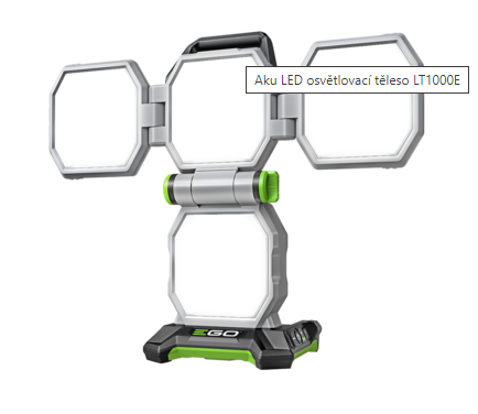 EGO Aku LED osvětlovací těleso LT1000E