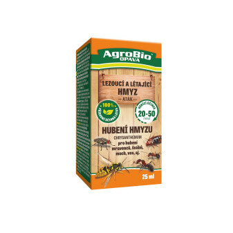 Obrázek produktu AgroBio ATAK Hubení hmyzu Chrysanthemum, 25 ml