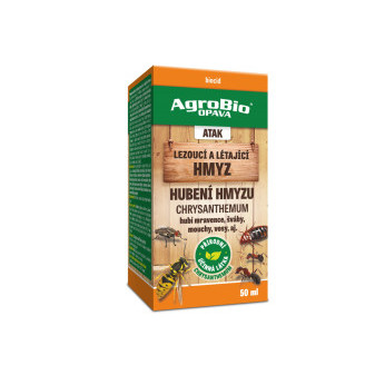 Obrázek produktu AgroBio ATAK Hubení hmyzu Chrysanthemum, 50 ml