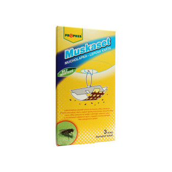 Obrázek produktu AgroBio MUSKASET lepová karta, 10x20 cm