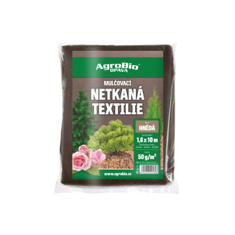 Obrázek produktu AgroBio HNĚDÁ netkaná textilie 50 g/m2, 1,6x10 m