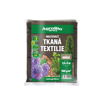 Obrázek produktu AgroBio HNĚDÁ tkaná textilie 100 g/m2, 1,6x5 m