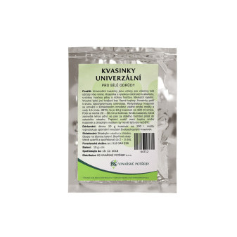 Obrázek produktu AgroBio Kvasinky univerzální (bílé), 10 g