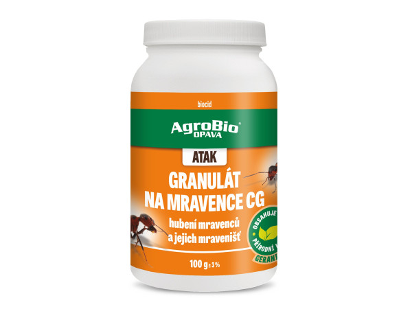 Obrázek produktu: AgroBio ATAK Granulát na mravence CG, 100 g
