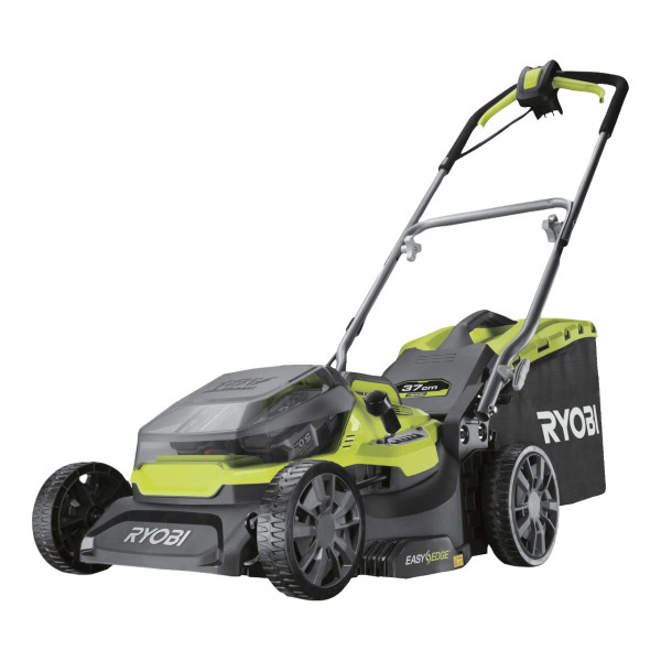 Ryobi RY18LMH37A-225 18V Akumulátorová hybridní sekačka na trávu, šířka záběru 37cm (2x2.5Ah)