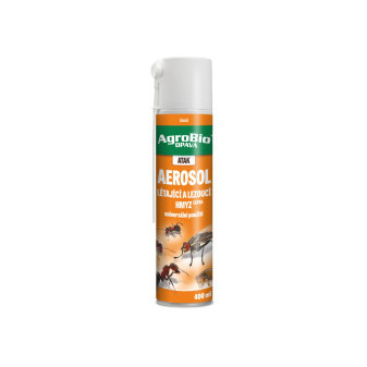 AgroBio ATAK Aerosol na lét. a lez. hmyz Extra, 400 ml