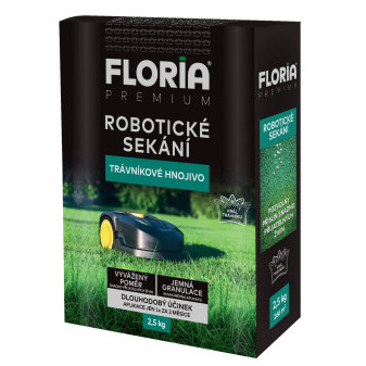 Agro CS FLORIA trávníkové hnojivo pro robotické sekání 2,5 kg