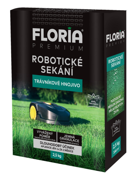 Agro CS FLORIA trávníkové hnojivo pro robotické sekání 2,5 kg