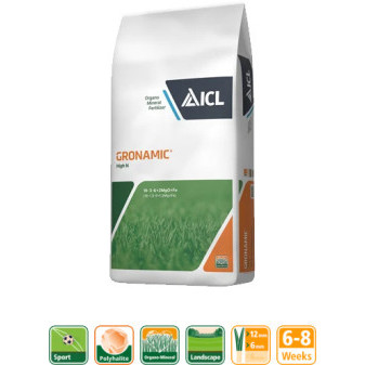 Hnojivo ICL Gronamic Sport High N 16-3-6+2MgO+0.5Fe, 25 kg