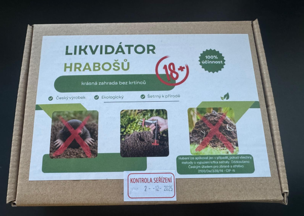 Obal likvidátor krtků