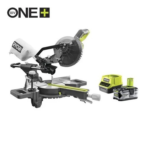 Ryobi RMS18190-140G , 18V One Plus ™ pokosová pila s posuvem