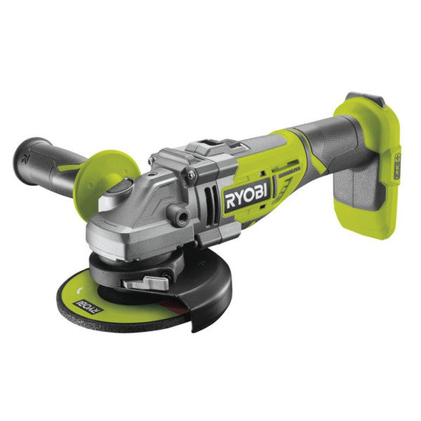 Ryobi R18AG7-0  18V Bezuhlíková akumulátorová úhlová bruska, 125 mm