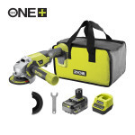 Ryobi R18AG-140S 18V Akumulátorová úhlová bruska, 115 mm (1x4.0Ah)