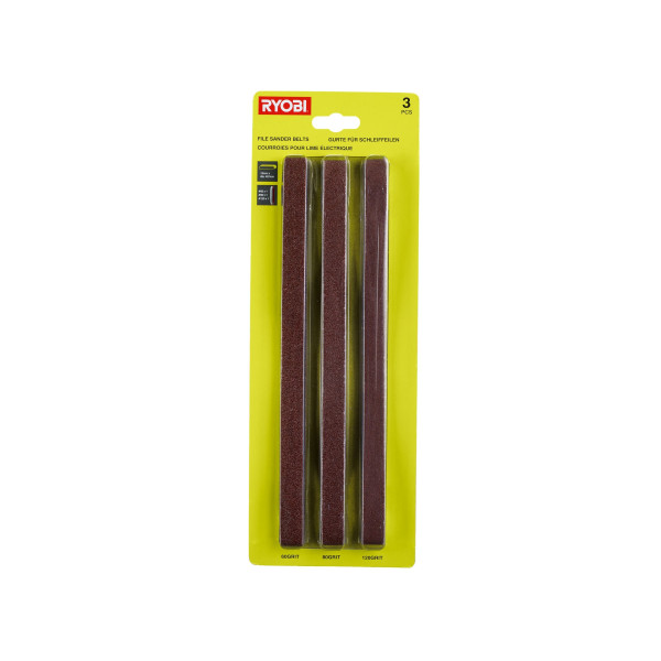 Ryobi RAKPFB03 Sada 3ks papírů do pásové brusky-pilníku