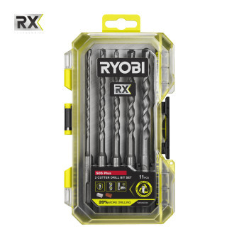 Ryobi RARXS5 RX sada SDS+ vrtáků a bitů 11 ks