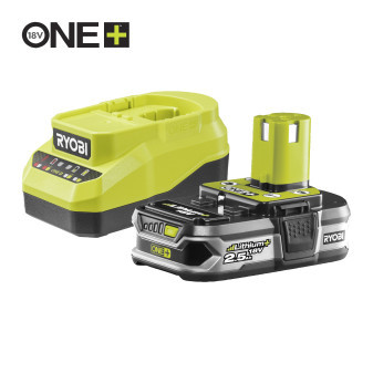 Ryobi RC18120A-125 18V ONE+™ Sada akumulátoru 1x2.5Ah s nabíječkou