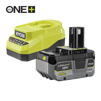 Ryobi RC18120A-140X 18V ONE+™ Sada akumulátoru 1x4.0Ah s nabíječkou