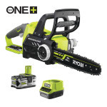 Ryobi RCS18X30-50F 18V Bezuhlíková akumulátorová řetězová pila, délka lišty 30cm 1x5.0Ah)