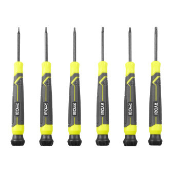 Ryobi RHSDSPCT6 Sada torx magnetických detailních šroubováků 6ks