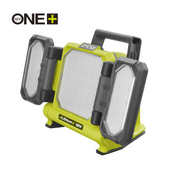Ryobi RLP18-0, 18V One Plus ™ panelové světlo, výkon 3000 lumenů, otočné panely