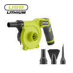 Ryobi RVI4-0 (BP) 4V Vysoko-objemový kompresor USB Lithium™