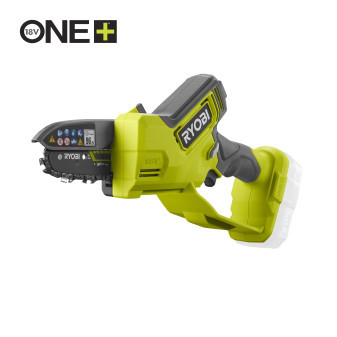 Ryobi RY18PSX10A-0, 18VOne Plus ™prořezávací pila, délka lišty 10cm, nastavení řetězu bez nářadí
