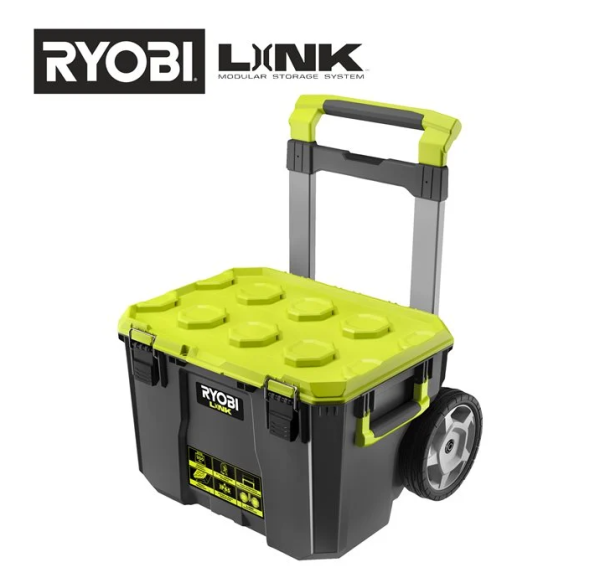 Ryobi RSL201, Pohyblivý box na nářadí, max. nosnost 90kg, vodotěsný a odolný proti prachu