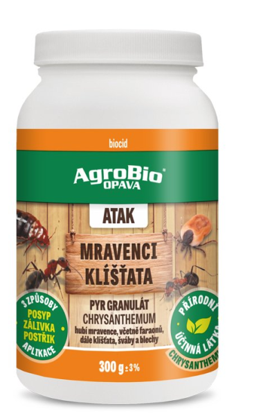 AgroBio ATAK PYR Granulát Chrysanthemum, 150 g