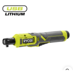 Ryobi RR14W4-120G 4V Akumulátorový ráčnový 1/4” klíč, 1x2.0Ah akumulátor (RB420) + nabíječka