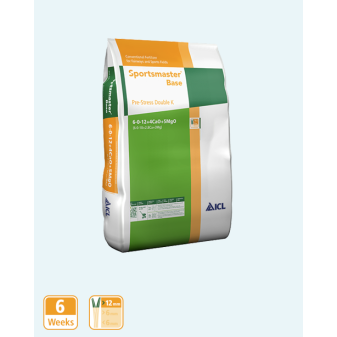 Hnojivo ICL Sportsmaster Pre-Stress Double K 06-00-12 +4CaO +5MgO, 25kg