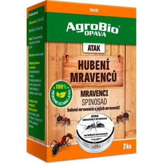 AgroBio ATAK Mravenci Spinosad - domečky, 2 ks
