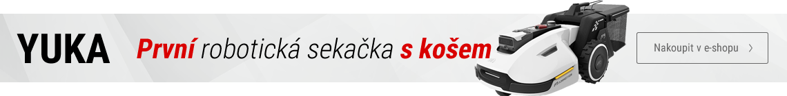 YUKA - První robotická sekačka s košem