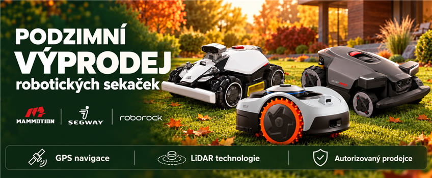 Výprodej robotických sekaček